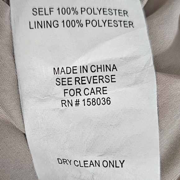 Birdy Grey Cowl Neck Rose Gold Sexy Satin Maxi Slit Bridesmaid Formal Prom Sz M - Picture 6 of 7